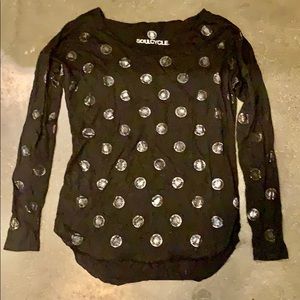 SoulCycle black long sleeve t-shirt - new